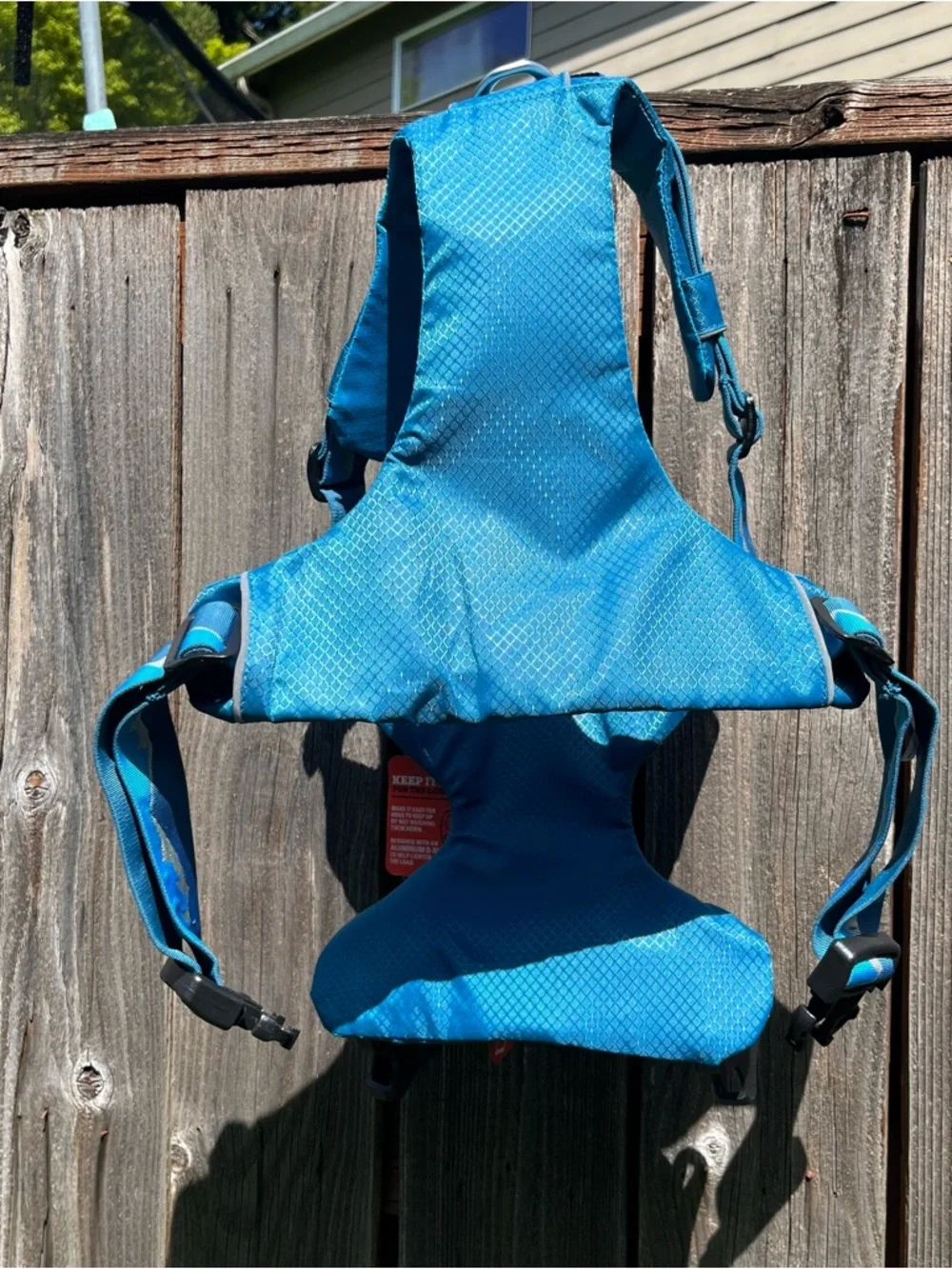 Lightweight teal outdoor Arcadia trail harness